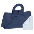 thumbnail image 1 of Bolsa de gafas con asa, estuche de cuero para gafas de sol con paño de limpieza, adecuado para hombres y mujeres (Azul), 1 of 7