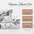 thumbnail image 4 of Linen Market 4 Piece Sheet Set Patterned, Queen, Make A Wish Gray, 4 of 4