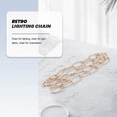 thumbnail image 2 of 1M Heavy Duty Chain For Vintage Chandelier Hanging Lamp,French Gold, 2 of 6