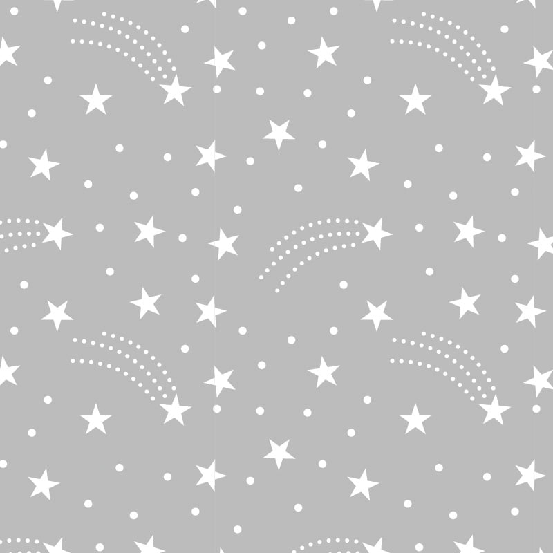 GROW WILD Changing Pad Cover 3 Pack | Soft & Stretchy Jersey Cotton | Baby Changing Table Pad Cover | Gray Diaper Changing Pad Covers for Girls or Boys | Wipeable Sheets | Stars & Moons