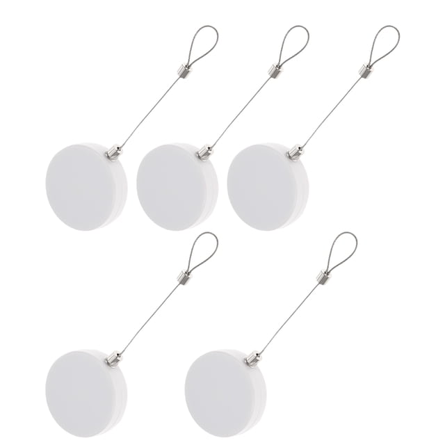 WRITWAA 5Pcs Automatic Retractable Anti Theft Cable Box with Steel Wire for Electronic Device Security
