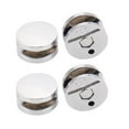 thumbnail image 1 of Weiweiguan 4pcs Mirror Mount Clips Mirror Floating Glass Clip Wall-mounted Mirrors Bracket, 1 of 7