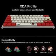 لوحات المفاتيح اليابانية ، XDA Profile Keycap مخصص للوحات المفاتيح الميكانيكية ، مجموعة مفاتيح كاملة 109 مع ساحبة مفاتيح (Izakaya Keycaps)
