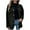 Black, variant on Herrnalise Jackets For Women Fashion Color Cardigan Outwear Suit Hooded Coat Long Sleeve Coat Shackets For Women 2024 fall Orange,XL