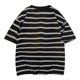 thumbnail image 4 of Blusas y camisas de manga corta y cuello redondo para hombre, blusa informal de verano de manga corta con cuello redondo y corbata, blusa de poliéster para hombre., 4 of 4
