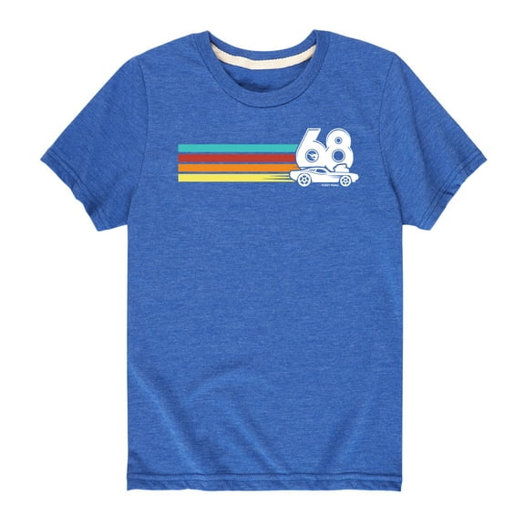 Hot Wheels - 68 Stripes - Toddler And Youth Short Sleeve Graphic T-Shirt