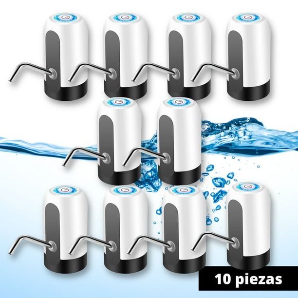 Dispensador de agua garrafón recargable USB eléctrico 10 PIEZAS de Bomba de agua automático, recargable para el hogar, cocina, oficina Dosyu DY-BGA001