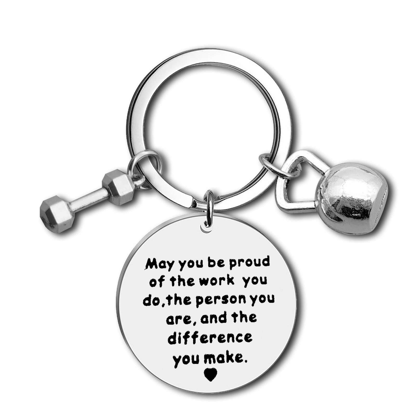Fitness Instructor Gift Appreciation Keychain Thank You Gift for ...