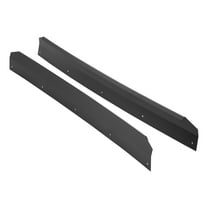 LUVERNE 410078 Grip Step 75-Inch Black Aluminum Running Board Backsplashes, 2-Pack