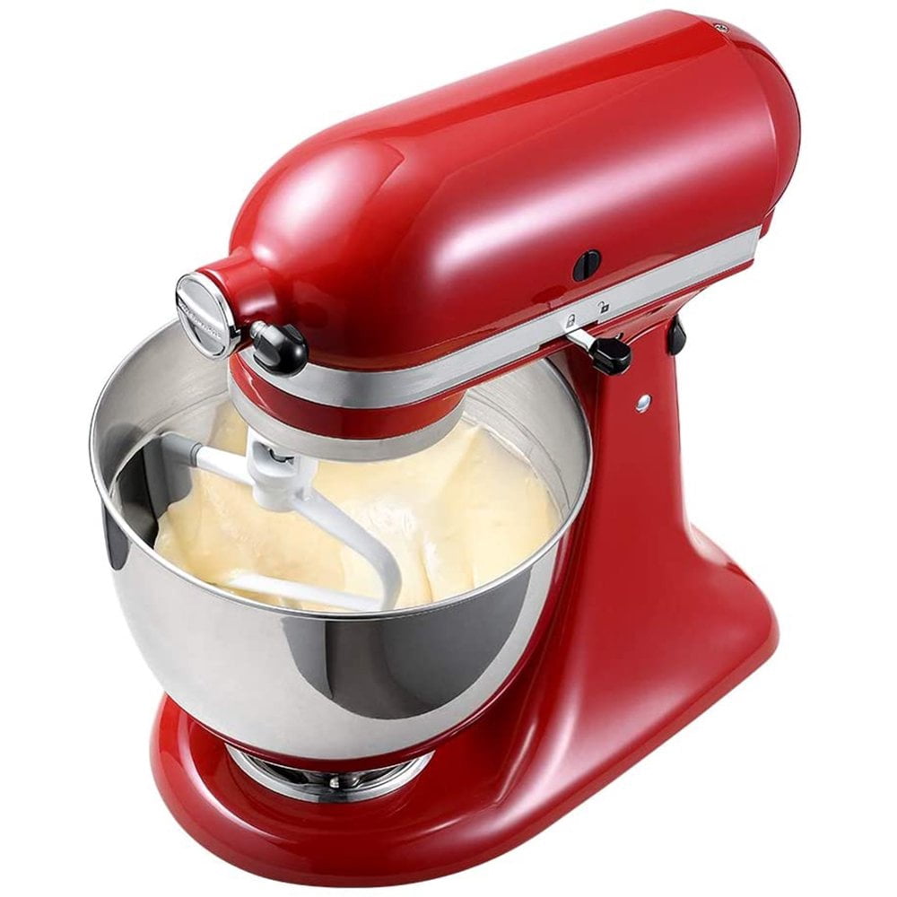 Fouet Flex Edge Pour KitchenAid | Compatible Tête Inclinable 4.5-5L | Bord Silicone Gratte-Bol