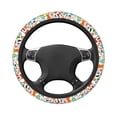 thumbnail image 5 of Cauagu Animals Print Car Steering Wheel Cover - Universal Car Accessory for Diverse Cars for Steering Wheel with a Diameter of 14.5"-15", 5 of 7