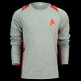 thumbnail image 6 of Brainstorm Gear Unisex Star Trek Long-Sleeve Running Shirt - Gold / Small, 6 of 11