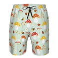 thumbnail image 3 of Honeii Shorts Décontractés pour Hommes avec Imprimé Champignon Abeille et Cordon de Serrage, Maillots de Bain Séchage Rapide Shorts de Plage-TG, 3 of 6