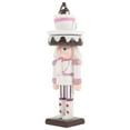 thumbnail image 2 of Nutcracker Ornament Xmas Wooden Nutcracker Decor Christmas Nutcrackers Figure, 2 of 5