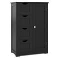 thumbnail image 1 of Costway Armoire de Salle de Bain Autoportante à 4 Tiroirs, Armoire de Rangement Réglable, 1 of 10