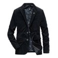 thumbnail image 1 of Mens Casual Corduroy Blazer Jacket Fit Two-button Sport Coat, 1 of 5