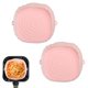 thumbnail image 1 of Cesta de silicona para freidora de aire de 2 piezas, molde de silicona para horno, bandeja para hornear Pizza, cesta de pollo frito, sartén reutilizable, accesorios de revestimiento, 1 of 4