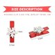 thumbnail image 3 of 50pcs Christmas Snowflake Mini Wooden Clips Mini Clips For Name Tags And Crafts(red), 3 of 5