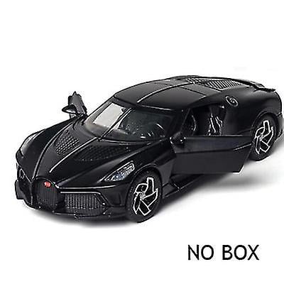 Coche fundido a presión Bugatti La Voiture Noire a escala 1:32 con sonido y L