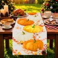 thumbnail image 4 of VQPeo Thanksgiving Table Runner with Pumpkin and Maple Leaf Design for Fall Parties and Family Dinner Decor, 4 of 5