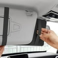 thumbnail image 6 of USTOP 2 Pack Car Sun Visor Organizer, Universal Visor Storage Holder with 6 Pockets for Glasses, Phone, Maps, Tolls, Sunglasses, for Men & Women, Car Accessories, 6 of 7