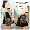 thumbnail image 6 of FORMRS Crossbody Bag for Women Quilted Travel Shoulder Cell Phone Purse with Chain Strap Handbag, Chocolate Cakes, 6 of 7