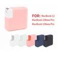 thumbnail image 2 of Adaptador de corriente Funda protectora de silicona a prueba de polvo Funda protectora de repuesto para MacBook13 Pro 13, Blanco Methold EL5325-02B, 2 of 2