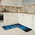 thumbnail image 5 of Honeii Futuristic Blue Light Wolf Print Kitchen Mat [2 PCS] for Floor, Waterproof Non-Slip Rugs, Kitchen Decor,Standing Mat for Floor,Office, Sink, Laundry, 5 of 6
