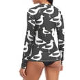 thumbnail image 5 of joogoo Womens UPF 50+ Sun Shirts Seagull Long Sleeve UV Protection Rash Guard Tops L, 5 of 7