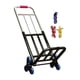 thumbnail image 3 of Carro de mano plegable, carro para subir escaleras con asa ajustable, ajustable con cuerda, carro plegable para equipaje, carro de mano para viajes de 32 mm de diámetro shamjiam Carrito de equipaje, 3 of 8