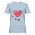thumbnail image 4 of Camisas de Manga Larga para Hombres Imprimir Casual Cuello Redondo Blusa de Manga Corta, Camisas de Lino para Hombres, 4 of 8