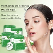 Mooyam 10 Pack Face Masks Skincare Sheet Mask Aloe Vera Sheets Mask, Hydrating Face Masks Soothing Facial Mask for All SkinTypes Sun Care, Facial Masks for Women Skin Care Sheet Masks for Face