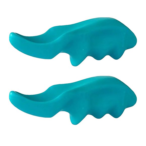 1 Set 2pcs Durable Thumb Massagers Saver Deep Tissue Massage Tools (Green)