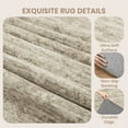 thumbnail image 6 of Roxstand Washable Rugs 3x5, Vintage Distressed Small Area Rugs for Kitchen Floor Entryway, Non Slip Accent Door Mat (3'x5', Brown), 6 of 9