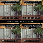 Peppermint Incense Sticks - Total 120 Insence-Sticks - 6 Packs of 20 Insense - Inciensos - Inscents - Natural Non Toxic Ingredients - Incents - Incence - Inscense - Insents
