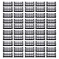 thumbnail image 2 of 50 bloques de terminales de doble fila, 25 A, 600 V, buena conductividad eléctrica, bloques de terminales de tornillo para caja de distribución, 2 of 14