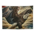 thumbnail image 5 of Orinice Bald Eagle American Flag Patriotic Tapestry Wall Hanging Unique Style for Home Decor - Suitable for Living Room, Bedroom, Farmhouse, Dorm - 4 Sizes Available 50x40inch, 5 of 6