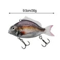thumbnail image 1 of VIB 3D Soft Fishing Lures Dynamic Swimbait Vibration Sinking Sea Fishing Baits, 1 of 10