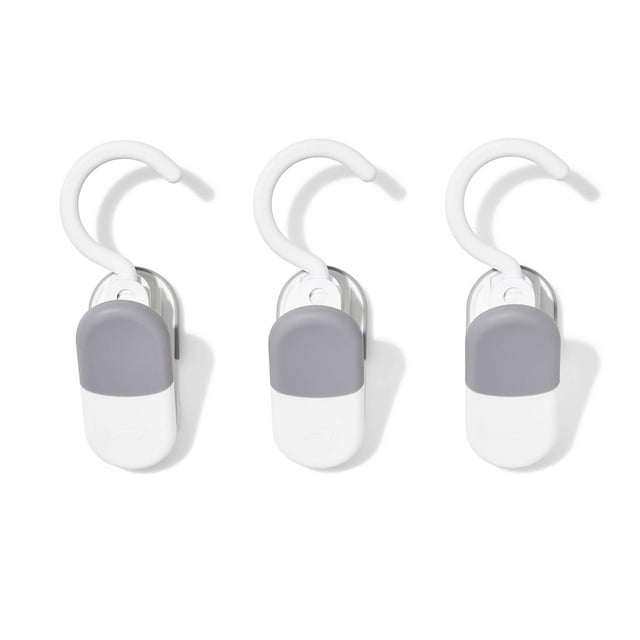 Set ClipHanger OXO Good Grips de 3 piezas, color blanco