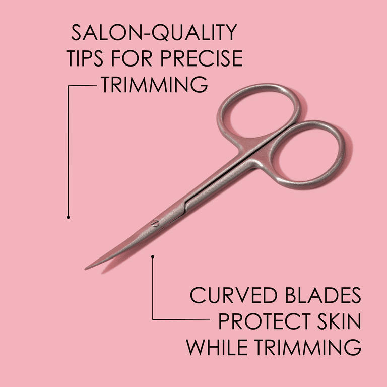 Japonesque Stainless Steel Facial Hair and Brow Scissors with
