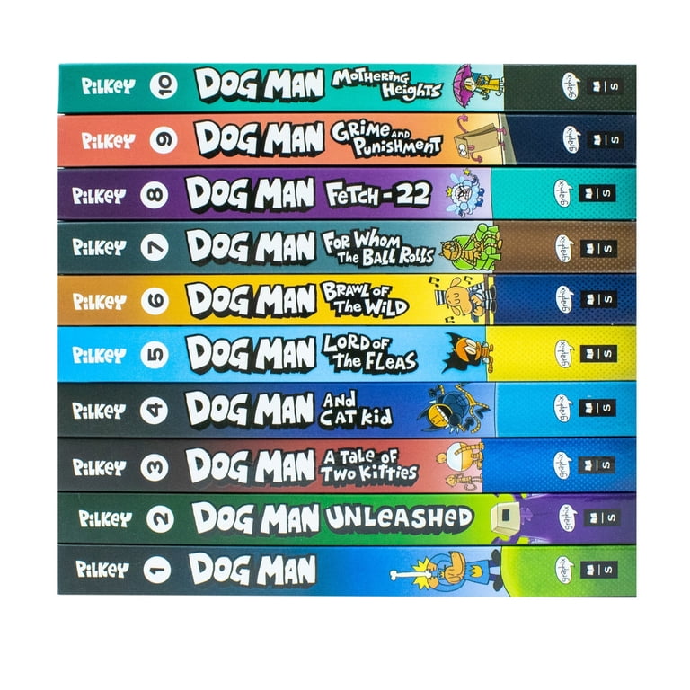 Dog Man Hardcover 10 Books Collection Set by Dav Pilkey –