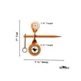 thumbnail image 2 of Do-All Double Tree Spinner Target Rimfire Steel, 2 of 2