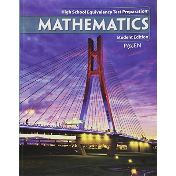 Pre-Owned High School Equivalency Test Prep: Mathematics, 9781934350584, 1934350583, Paperback, Student edition