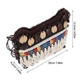 thumbnail image 2 of CTIRCHIU Multi-Color Rattan Woven Handbag for Women, Stylish Coconut Shell Material Purse for Travel and Casual Outings, 2 of 7