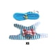 thumbnail image 4 of Billuyoard Pet Rat Vest - Arnés elegante y seguro para un fácil manejo Arnés con correa Arnés para hámster Arnés para conejos Arnés para Tubos y túneles para animales pequeños tiras azules, 1 XS, 4 of 6