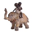 thumbnail image 1 of Estatuilla de , estatua para , artesanía, escultura de Animal coleccionable para estantería, decoración de armario de , regalo Gloria Estatua de elefante, 1 of 9