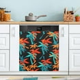 thumbnail image 5 of Magnetic Dishwasher Stickers Palm Tree Kitchen Dishwasher Cover Sticker, Panel Decal Cabinet Appliances Stickers 20in W x 26in H Home Decor, 5 of 6