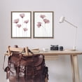 thumbnail image 3 of Stupell Industries Poppies Standing Tall Floral & Botanical Painting Brown Floater Framed Canvas Art Print Wall Art, 17 x 25, Set of 2, 3 of 10