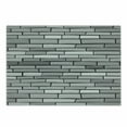 thumbnail image 1 of Grey Cutting Board, Illustration of Brick Wall Contemporary Artprint 3d Style Vision Modern and Shabby Design, Decorative Tempered Glass Cutting and Serving Board, Small Size, Grey, by Ambesonne, 1 of 1