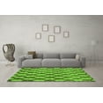 thumbnail image 3 of Ahgly Company Indoor Round Abstract Green Modern Area Rugs, 3' Round, 3 of 4